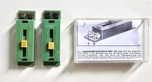 6954 Fleischmann Weerstand - 2 stuks, Hobby en Vrije tijd, Modeltreinen | N-Spoor, Zo goed als nieuw, Transformator of Voeding