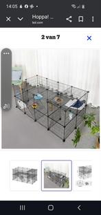 Konijnenhok binnen, Dieren en Toebehoren, Knaagdieren en Konijnen | Hokken en Kooien, 110 cm of meer, Zo goed als nieuw, Hok, Ophalen