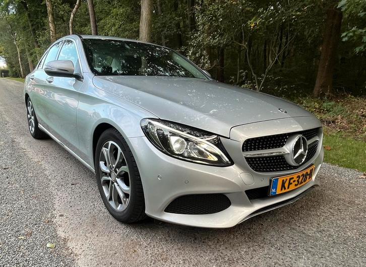 Mercedes-Benz C-Klasse C250 211pk 7G-TRONIC 2015 Grijs, Auto's, Mercedes-Benz, Particulier, Achteruitrijcamera, Adaptieve lichten