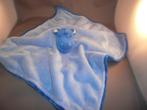 natalis agis nijlpaard doek tweekleurig blauw witte oortjes, Kinderen en Baby's, Speelgoed | Knuffels en Pluche, Ophalen of Verzenden