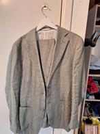 Prachtig groen linnen Suitsupply pak, Kleding | Heren, Kostuums en Colberts, Maat 48/50 (M), Ophalen of Verzenden, Zo goed als nieuw