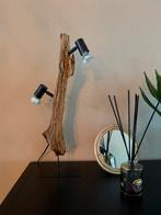 Unieke handgemaakte tafellamp 2x spot, Huis en Inrichting, Lampen | Tafellampen, Uniek, 50 tot 75 cm, Nieuw, Ophalen of Verzenden