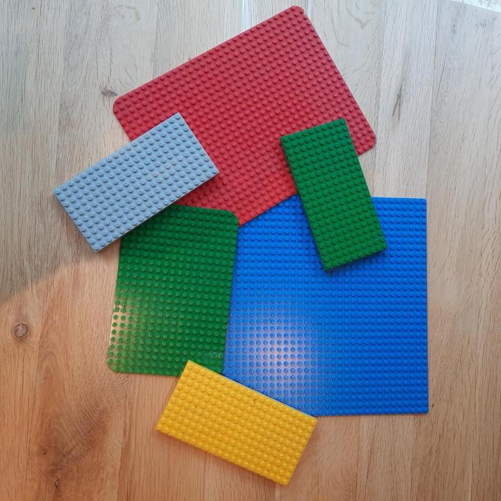 LEGO | Bouwplaten 6 stuks in diverse kleuren, Kinderen en Baby's, Speelgoed | Duplo en Lego, Gebruikt, Lego, Ophalen of Verzenden