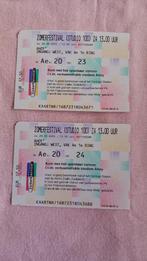 2 kaartjes, tickets Zomerfestival Studio 100 op 29 juni 2002, Twee personen