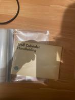 Golf 1 Cabriolet Handleiding - Nederlands, Ophalen of Verzenden