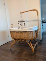 Zara Home Rotan Babybedje + matras, Ophalen, Zo goed als nieuw, Wieg