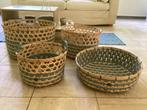 Manden blauw Handed by, Huis en Inrichting, Ophalen, Kunststof, Mand, Rond