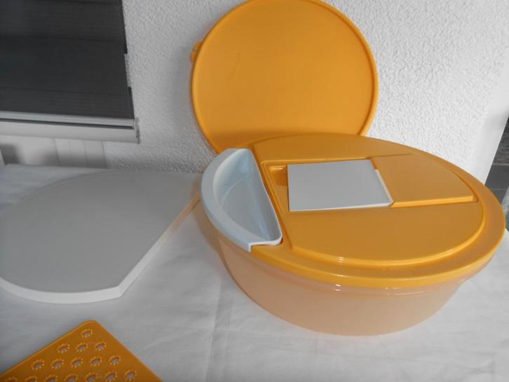 Tupperware Kitchenette 3L Geel-wit-groen-blauw *UITGEBREID*, Huis en Inrichting, Keuken | Tupperware, Zo goed als nieuw, Overige typen