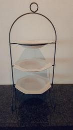 Etagere voor 3 borden, Ophalen, Zo goed als nieuw