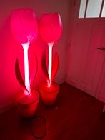 2x MyYour Tulip XL vloerlamp tulp lamp roze paars kunststof, Huis en Inrichting, Lampen | Vloerlampen, Ophalen, Kunststof, Zo goed als nieuw