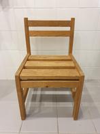 Stevig houten kinderstoeltje, Gebruikt, Bruin, Ophalen of Verzenden, Eén