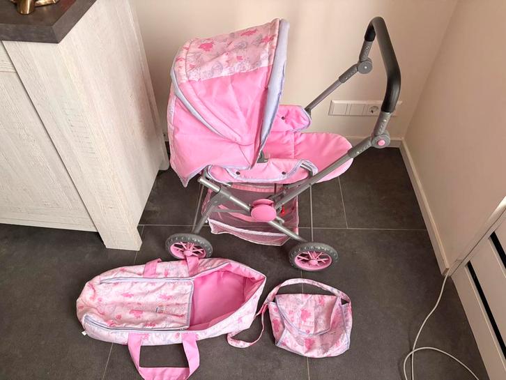 Baby Born wandelwagen inclusief Baby Born en kleding, Kinderen en Baby's, Speelgoed | Poppen, Gebruikt, Overige typen, Ophalen