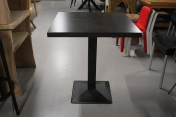 Handige vierkante tafel eettafel metaal hout 70 x 70 cm. beschikbaar voor biedingen