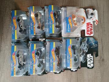37 x hotwheels o,a star wars en autootjes beschikbaar voor biedingen