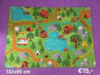Speelkleed Camping Avontuur Bos 132x95 cm, Huis en Inrichting, Stoffering | Tapijten en Kleden, Kindvriendelijk, Ophalen of Verzenden