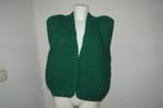 Kiro by Kim grof gebreid vest groen power shoulder look, Kleding | Dames, Verzenden, Maat 42/44 (L), Zo goed als nieuw, Kiro by Kim