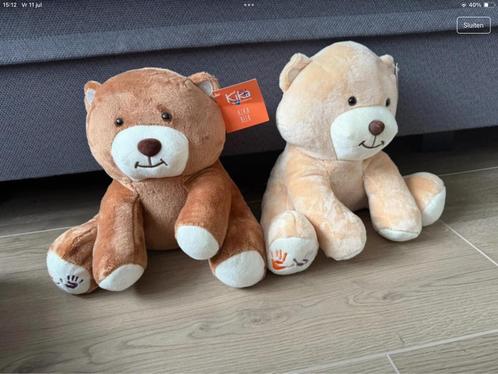 Twee zachte nieuwe leuke KIKA beren tbv KIKA, Verzamelen, Beren en Cherished Teddies, Nieuw, Stoffen beer, Ophalen of Verzenden