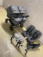 Bugaboo donkey 5 Twin grijs, Gebruikt, Verstelbare duwstang, Bugaboo, Ophalen of Verzenden