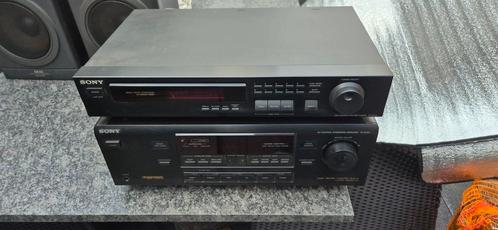 Vintage set Sony TA-AV561 amplifier en Sony ST-S251tuner, Audio, Tv en Foto, Versterkers en Receivers, Gebruikt, Stereo, 60 tot 120 watt