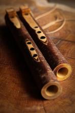Native American Flute Drone Fluit B/E 432Hz - Hazelaar, Muziek en Instrumenten, Blaasinstrumenten | Overige, Nieuw, Ophalen of Verzenden