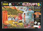 Legpuzzel Jumbo 1000 Elzzup, Hobby en Vrije tijd, Ophalen of Verzenden, 500 t/m 1500 stukjes, Zo goed als nieuw