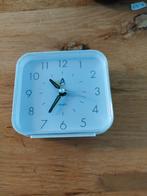 Analoge Wekker - Wit, Huis en Inrichting, Woonaccessoires | Klokken, Ophalen, Gebruikt, Analoog, Wekker of Tafelklok