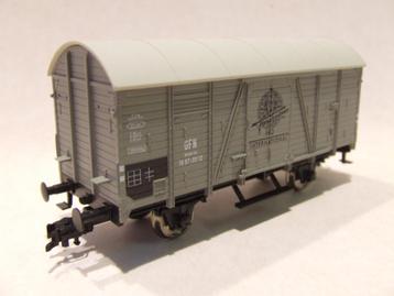 FLEISCHMANN 5330 05, gesloten goederenwagen, 2 assig, grijs, beschikbaar voor biedingen