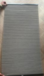 Plisse gordijn dubbelzijdig kleur dove met zwarte afwerking, Ophalen of Verzenden, Zo goed als nieuw, 50 tot 100 cm, 200 cm of meer