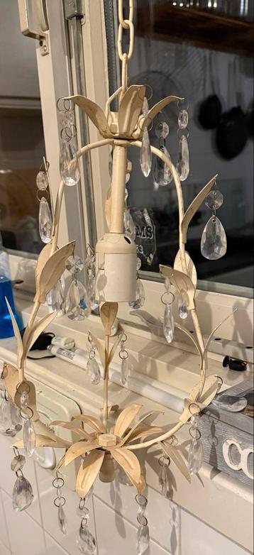 Vintage hanglamp (Kroonluchterachtig) met bladeren beschikbaar voor biedingen