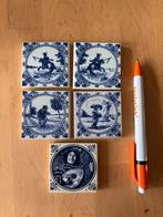 Oude Hollandse tegeltjes, klein formaat, Ophalen of Verzenden