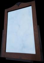 Prachtige art deco Haagse School spiegel met geslepen glas, Antiek en Kunst, Antiek | Spiegels, Ophalen, Rechthoekig, Minder dan 50 cm