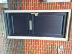 Solide voordeur, Doe-het-zelf en Verbouw, 80 tot 100 cm, Gebruikt, Hout, Buitendeur