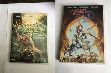 Romancing the stone + Jewel of the nile dvd beschikbaar voor biedingen