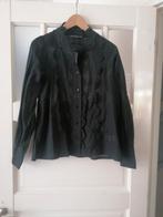 Antik Batik Zwarte Blouse - Maat M, Kleding | Dames, Maat 38/40 (M), Zwart, Ophalen of Verzenden, Zo goed als nieuw