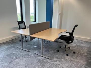 Elektrisch Kinnarps Duo Bureau+2 Steelcase Bureaustoel, 15st - afbeelding 2