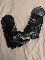 Zwarte cowboy laarzen, Kleding | Dames, Schoenen, Verzenden, Nieuw, Zwart, Hoge laarzen