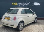 Fiat 500 1.2 Lounge *parelmoer *airco *pano *bluetooth *NL, Voorwielaandrijving, Stof, Gebruikt, 840 kg
