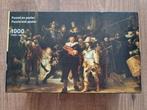 Rijksmuseum De Nachtwacht (Rembrandt) puzzel, ZGAN, 1000 st, Ophalen of Verzenden, 500 t/m 1500 stukjes, Zo goed als nieuw, Legpuzzel