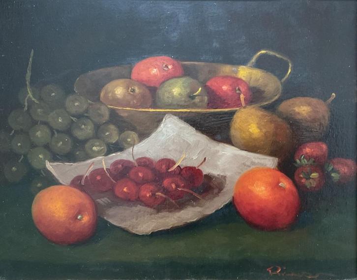 Roel Wildeboer (1902-1989) - Stilleven met fruit, Antiek en Kunst, Kunst | Schilderijen | Klassiek, Ophalen of Verzenden