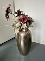 Mooie metalen decoratie vaas., Ophalen, Overige materialen, Gebruikt, Overige kleuren
