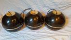 Dijkstra bollampen Spaceage art deco retro design 70´s globe, Ophalen of Verzenden, Zo goed als nieuw, Metaal