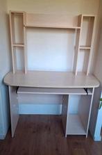 Bureau met opbouw en uitschuifbaar blad, Huis en Inrichting, Bureaus, Ophalen, Gebruikt, Bureau