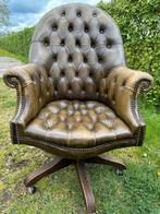 Originele Chesterfield captains chair. Director’s chair., Huis en Inrichting, Bureaustoelen, Ophalen, ., Zo goed als nieuw, Bureaustoel
