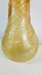 Jack in the Pulpit, geblazen vaas, spaghetti motief.VIT, Tweedehands verkoop, Tweedehands verkoop, Gebruikt, Overige kleuren