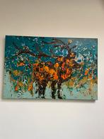 Abstract Schilderij Hert - Carin Art, Antiek en Kunst, Ophalen