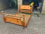 Houten bed, Ophalen, Eenpersoons, Hout, 200 cm