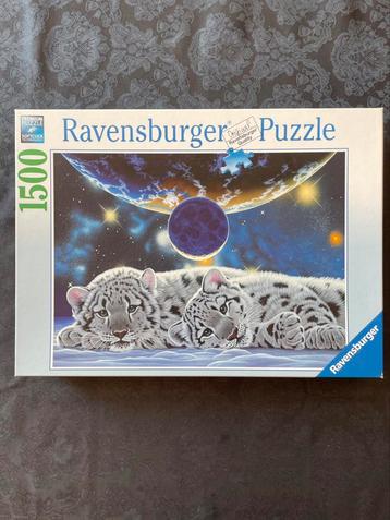 Puzzel sneeuwtijger (Ravensburger) beschikbaar voor biedingen