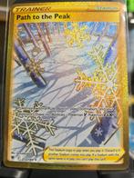 Path to the Peak 213/189 - Gouden Trainer Kaart, Ophalen of Verzenden, Zo goed als nieuw, Losse kaart, Foil