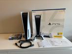 Nette PlayStation 5 Disc Edition + controller en 3 games, Ophalen, Zo goed als nieuw