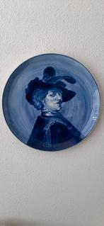 Delfts Blauw bord Rembrandt, Antiek en Kunst, Antiek | Wandborden en Tegels, Ophalen of Verzenden